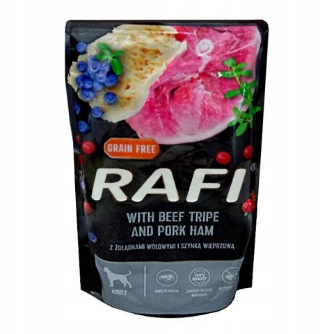 RAFI SASZETA ŻOŁĄDKI WOŁOWE Z SZYNKĄ 500G DOLINA