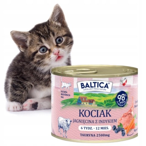 BALTICA SMAKI REGIONÓW Kociak Jagnięcina z indykiem 185g
