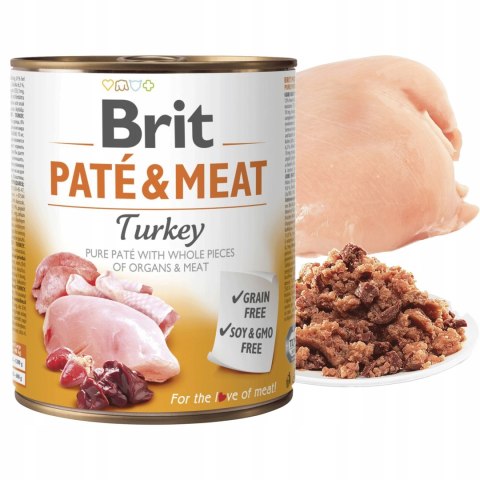 BRIT PATE&MEAT TURKEY 800g