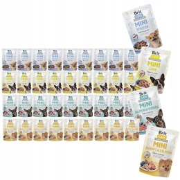 Brit Care Mini Pouch 40x85 Zestaw Zestaw Lamb Herring Venison Rabbit