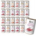 Brit MonoProtein MIX MEGA SMAKI 24x400g 6 smaków