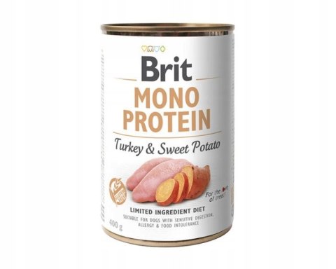 Brit MonoProtein MIX MEGA SMAKI 24x400g 6 smaków