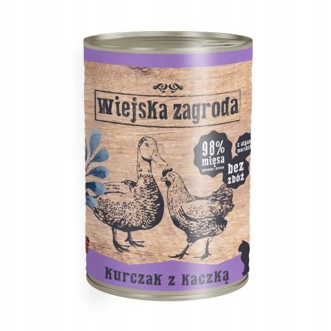 Karma dla kota Duoproteinowa Wiejska Zagroda Mix smaków 6x400g