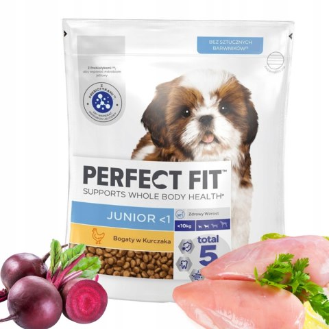PERFECT FIT sucha karma dla Psa Junior XS/S Kurczak 825g