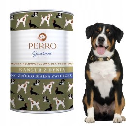 PERRO GOURMET KANGUR Z DYNIĄ dla dorosłych psów400G