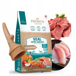 Pokusa Veal&Salmon Cielęcina z ŁOSOSIEM 12kg
