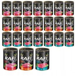 Rafi Cat Dolina Noteci Tuńczyk Cielęcina Kaczka 24x400 ULUBIONE SMAKI