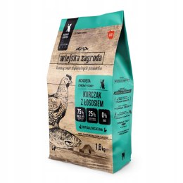 Wiejska Zagroda Karma dla kociaka Kurczak z Łososiem 1,6 kg