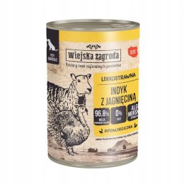 Wiejska Zagroda MIX SMAKÓW Indyk z królikiem z jagnięciną 12x400g Wywkintna