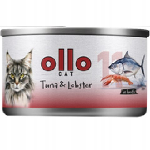 Ollo Cat Tuna Shrimp Lobster Zestaw wszystkich smaków 24x70g