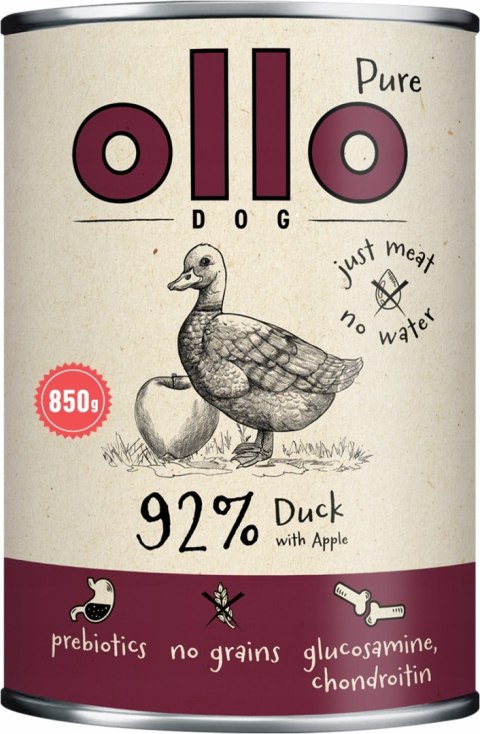 Ollo Pure Kaczka z Jabłkiem 800g