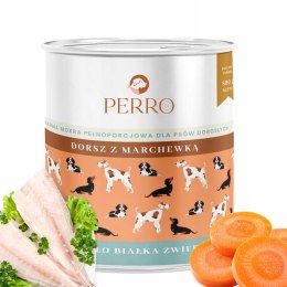 PERRO Dorsz z marchewką dla psów dorosłych 800g