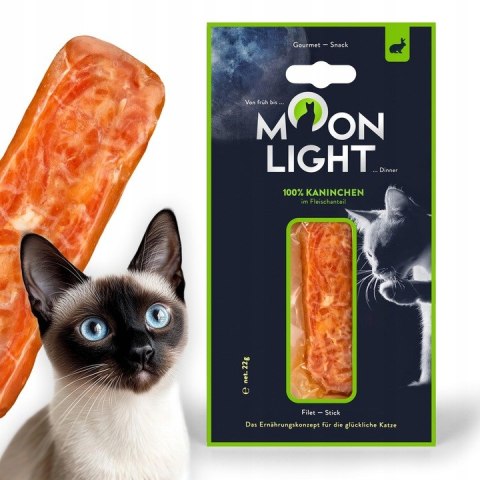 Przysmak dla Kota MOONLIGHT 100 % Filet z Królika Karma uzupełniająca 22g