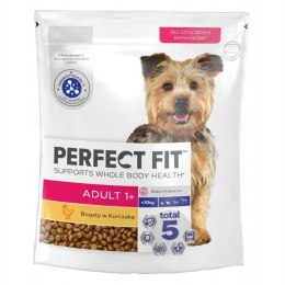 SUCHA KARMA PERFECT FIT ADULT MAŁE RASY DLA Z KURCZAKIEM 825G