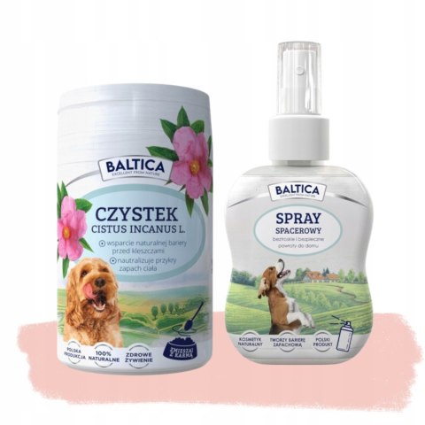 Spray Spacerowy + Czystek Baltica Ochrona Kleszcze