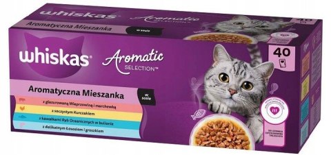 Whiskas 4 boxy MIX SMAKÓW AROMATIC Klasyczne Posiłki