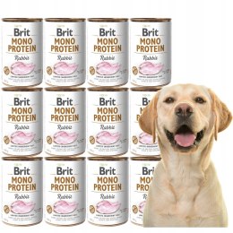 Brit mono protein Rabbit 12X 400g KRÓLIK