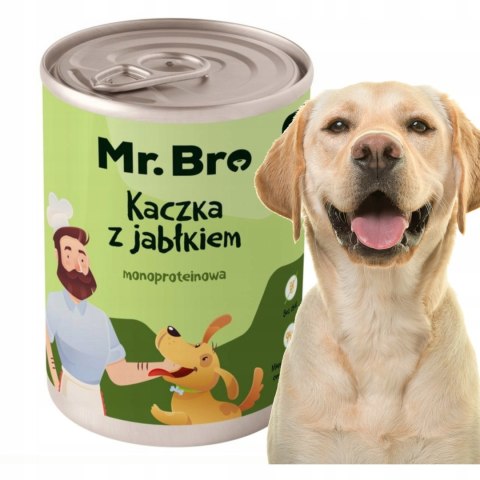 Mokra karma Mr. Bro KACZKA z jabłkiem 800G