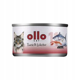 Ollo Cat nr 11 Tuna & Lobster in broth 70G
