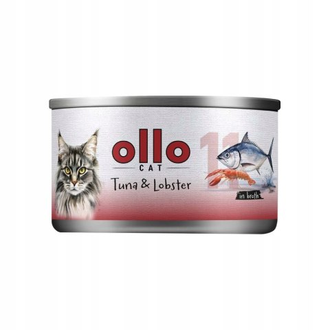 Ollo Cat nr 11 Tuna & Lobster in broth 70G