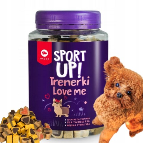 ZESTAW PRZYSMAKÓW Maced SPORT UP! TRENERKI LOVE ME 4 X 300 G smaczki