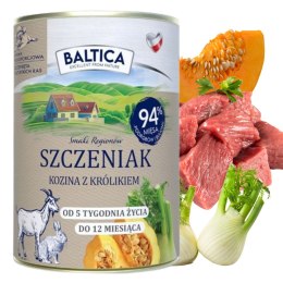 BALTICA Smaki Regionów Szczeniak Kozina z królikiem 400g