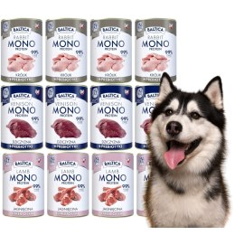 Baltica Nutraceutic 12x400 MONOBIAŁKOWA lamb rabbit ZESTAW