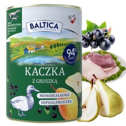 Baltica Smaki Regionów Kaczka z gruszką 400G monobiałkowa karma dla psa