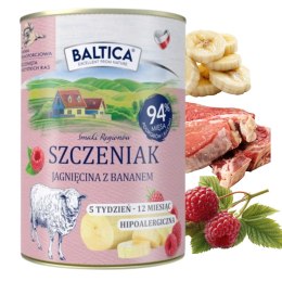 Baltica Smaki Regionów Szczeniak Jagnięcina z bananem 400g MONOPROTEINOWA