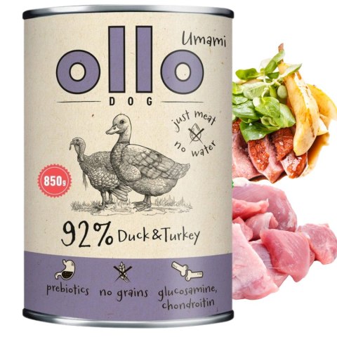 Ollo Umami Duck Turkey kaczka indyk 850g