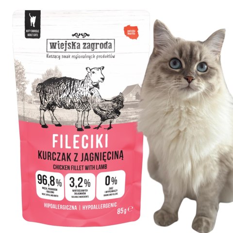 WIEJSKA ZAGRODA FILECIKI DLA KOTA 12X85
