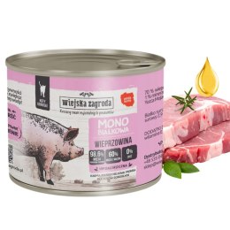 Wiejska Zagroda MONO Wieprzowina dla kota 200g