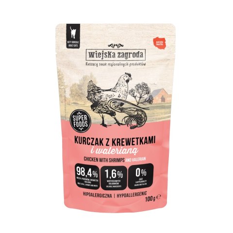 Wiejska Zagroda Saszetki dla kota 24x100