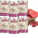 Zestaw OLLO PUSZKA PIES UMAMI JAGNIĘCINA I WOŁOWINA 6X850G