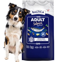 BALTICA ADULT SALMON MEDIUM 12KG DLA RAS ŚREDNICH Karma hypoalergiczna