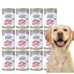 Baltica Królik Light monoproteinowa karma dla psów 12x400g