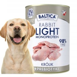 Baltica NUTRACEUTIC Królik Light monoproteinowa karma dla psów 400g