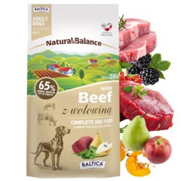 Baltica Wołowina M/L 9kg karma dla psa sucha Natural Balance
