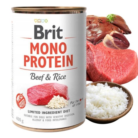Brit MonoProtein Beef&Rice 400