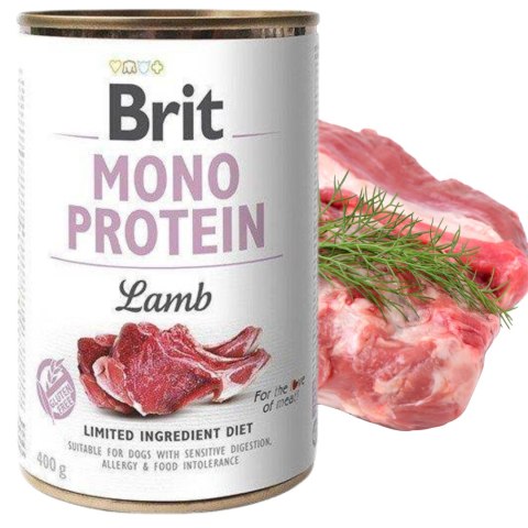 Brit MonoProtein Lamb 400 monobiałkowa jagnięcina dla alergika