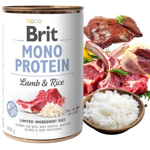 Brit MonoProtein Lamb&Rice 400