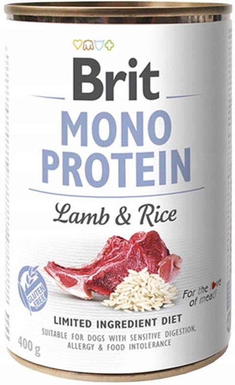 Brit MonoProtein Lamb&Rice 400