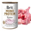Brit MonoProtein Rabbit 400 monobiałkowy królik monoproteinowy ALERGIK
