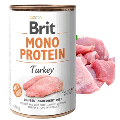 Brit MonoProtein Turkey 400 monobiałkowy indyk dla alergika