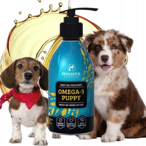 Holista Omega-3 Puppy Oil 200 ml - olej DHA EPA dla szczeniąt