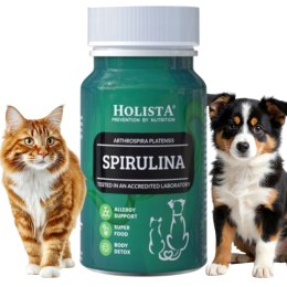 Holista Spirulina 90 Tabs. odporność alergia skóra i sierść