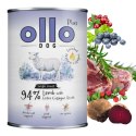 OLLO PLUS KOLAGEN - JAGNIĘCINA 12x400g - MONOBIAŁKOWA KARMA MOKRA DLA PSA