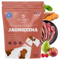 PERRO Gourmet Jagnięcina - formuła dla psów dorosłych średnich i dużych ras 1kg