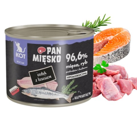 Pan Mięsko KOCIAK Indyk z łososiem 200g