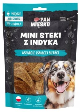 Pan Mięsko Przysmak dla psa Mini steki z indyka przysmaki 80g